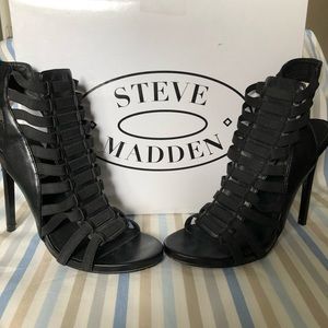 Steve Madden Stretche Black Mult 7.5